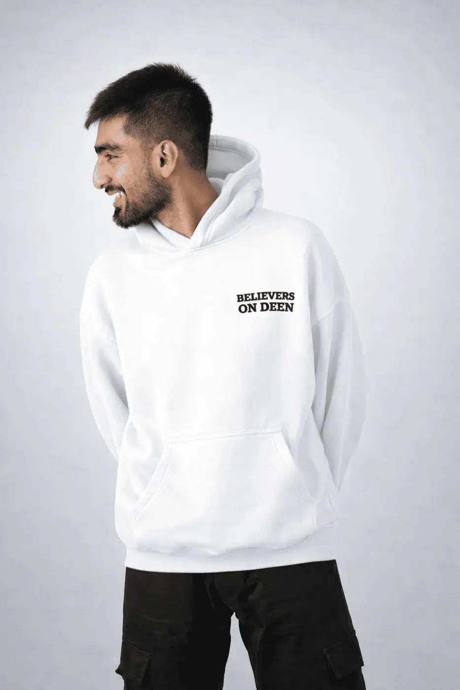 United Ummah Hoodie — White, front
